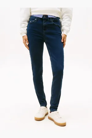 Tommy Hilfiger Skinny fit jeans Nora Mid Rise Skinny Fit met wasbeurt, met logo-badge
