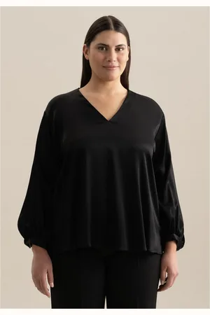 Seidensticker Klassieke blouse Zwarte roos