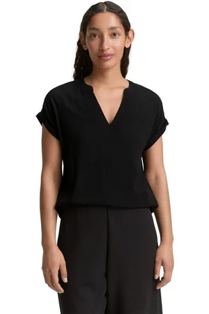 TOM TAILOR Blouse met korte mouwen in loose fit