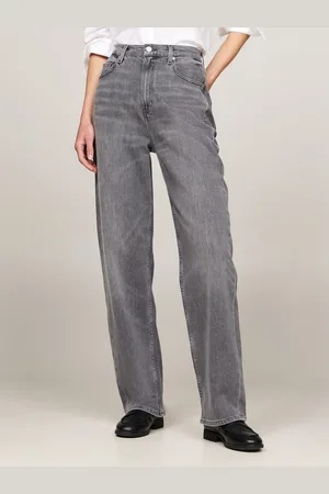 Tommy Hilfiger Straight jeans RELAXED STRAIGHT HW GER met logo-badge