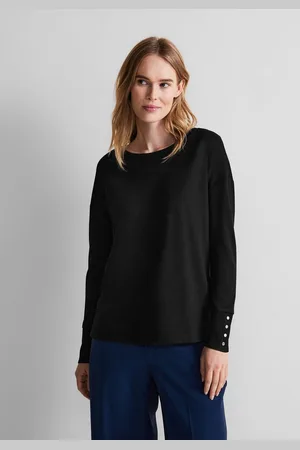 Street one Shirt met lange mouwen LTD QR Rib Neck