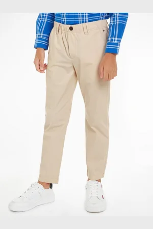 Tommy Hilfiger Comfortbroek POPLIN LONG PANTS Kinderen tot 16 jaar, tailleband met elastiek (4-delig)