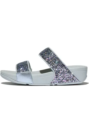 FitFlop Slippers LULU , sleehak sandaal, zomerschoen in smalle vorm