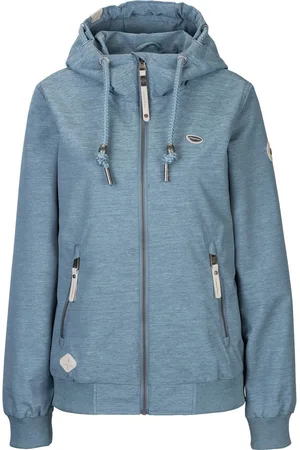 Ragwear Functioneel jack ZUZKA stijlvolle outdoorjas voor tussenseizoen water repellent coating