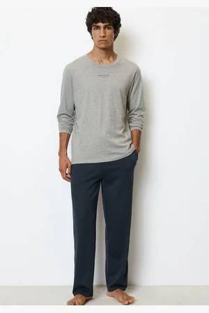 Marc O’ Polo Pyjama Mix & Match Cotton met merkembleem op de borst (set, 2-delig)