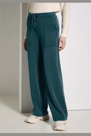 CECIL Stoffen broek Style Neele met wijde pijpen