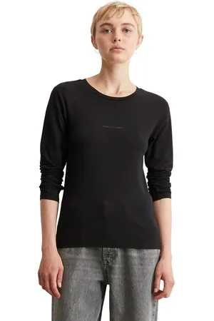 Marc O’ Polo Shirt met lange mouwen met logo-opschrift