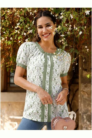 Classic Basics Shirt met korte mouwen Folkloreshirt (1-delig)