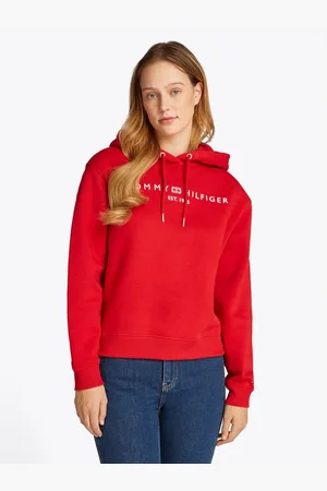 Tommy Hilfiger Hoodie MDRN REG CORP LOGO HOODIE met geborduurd logo-opschrift