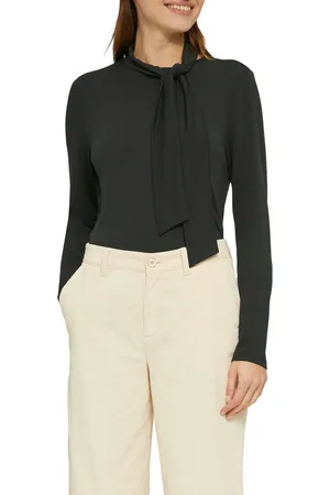 QS by s.Oliver Shirt met lange mouwen met decoratieve strik