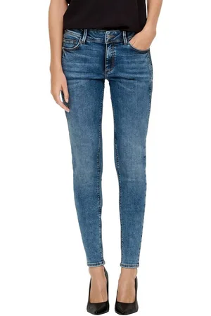QS by s.Oliver 5-pocket jeans in washed-look