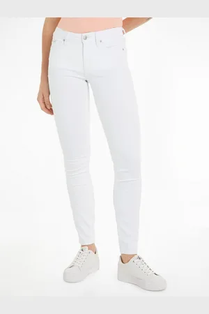 Calvin Klein Skinny fit jeans Mid rise skinny in een klassiek 5-pocketsmodel