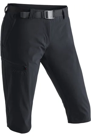 Maier Sports Capribroek Inara slim 3/4 Dames wandelbroek, ademende outdoorbroek, 3/4 broek met 3 zakken