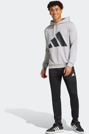 adidas Trainingspak M BL FT HD TS van zacht french-terry materiaal, hoodie (2-delig)