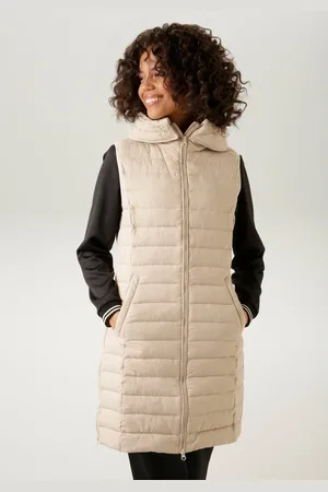 Aniston Bodywarmer met verstelbare capuchon