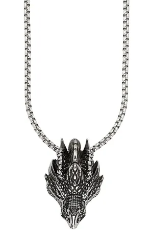 Bruno Banani Ketting met hanger Sieraad cadeau roestvrijstalen ketting met hanger in draak-look