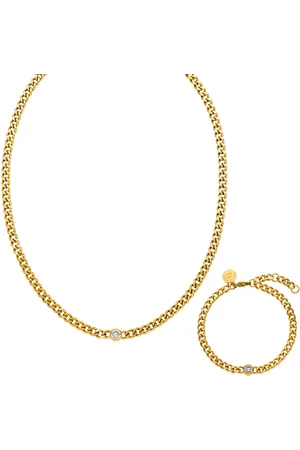Purelei Kettingen- en armbandset Sieraden cadeau roestvrijstalen Mahina Club Sparkle, 2401-MC-Sparkle- (set, 2-delig)