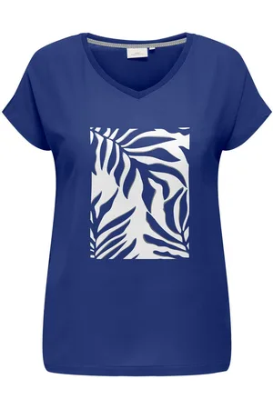 ONLY Shirt met korte mouwen CARVIGGA S/S O-NECK MIX TEE JRS BS