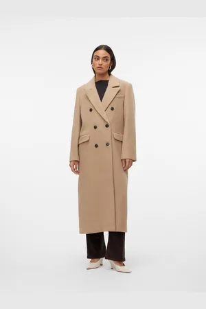 VERO MODA Lange jas VMEDENSIA LONG WOOL COAT GA