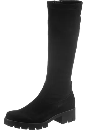 Gabor Laarzen blokhak, plateau, lange laarzen, met xs-stretch-schaft