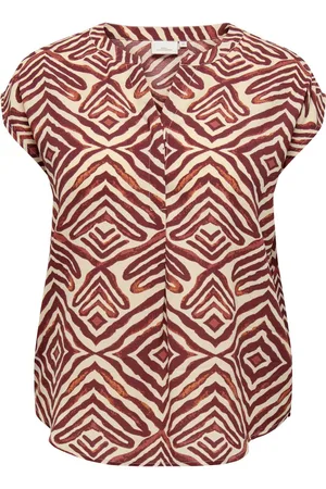 ONLY Blouse met korte mouwen CARSHILLA SL SHIRT AOP VIS BS