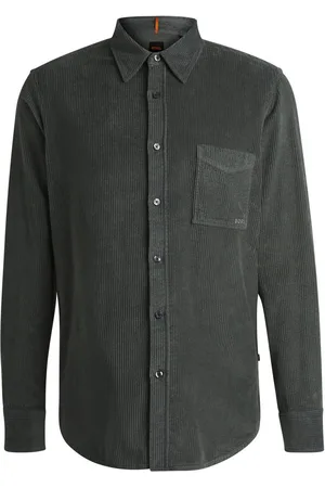 HUGO BOSS Overhemd met lange mouwen Relegant_6_M met logoborduursel
