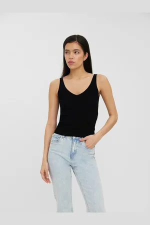 VERO MODA Gebreide top VMGLORY SL RIB TOP
