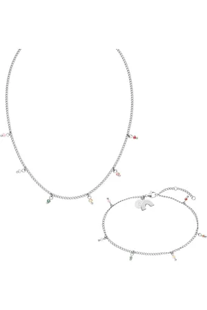 Purelei Sieradenset Sieraden roestvrijstalen ketting enkelband Mahina Club Anuenue, 2307-MC-Anuenue (set, 2-delig)
