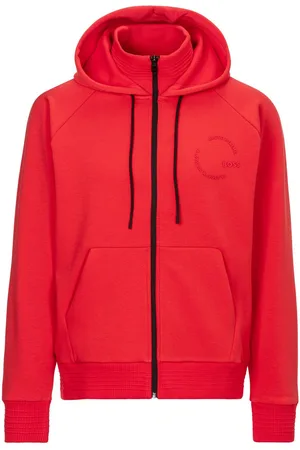 HUGO BOSS Capuchonsweatvest Snuggel met koord