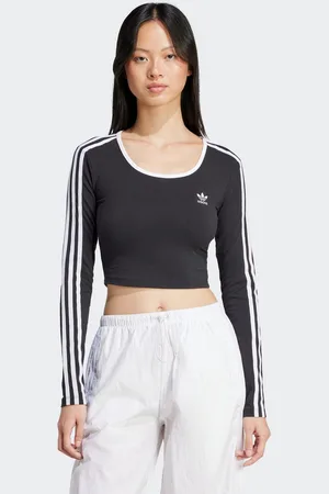 adidas Shirt met lange mouwen 3S LS CROP