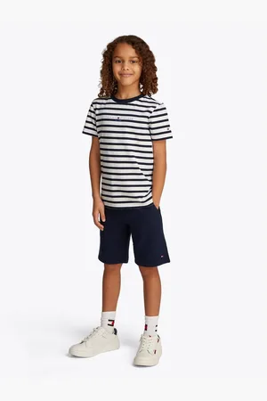 Tommy Hilfiger T-shirt short ESSENTIAL SET met een logo-opschrift (set, 2-delig, 2 stuks)