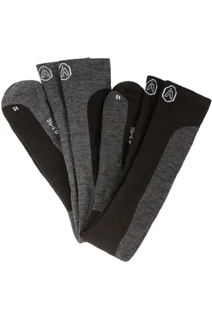 Apollo Kniekousen ADULTS SKI SOCKS DESIGN Unisex, hoog, met logoborduring in twee verschillende ontwerpen (2 paar, Set van 2)