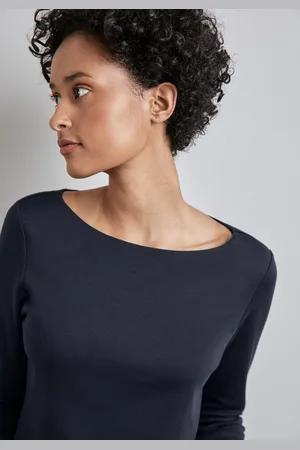 Street one Shirt met lange mouwen Style Lanea met boothals