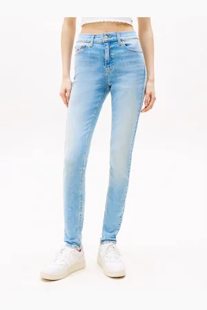 Tommy Hilfiger Skinny fit jeans Nora Mid Rise Skinny Fit met wasbeurt, met logo-badge