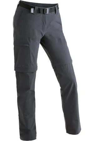 Maier Sports Functionele broek Inara slim zip Dames wandelbroek, zipp-off outdoorbroek, 4 zakken, slim fit