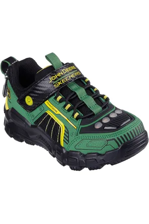 Skechers Sneakers ADVENTURE TRACK - JOHN DEERE , klittenbandschoen in john deere ontwerp, maat sjabloon om te downloaden