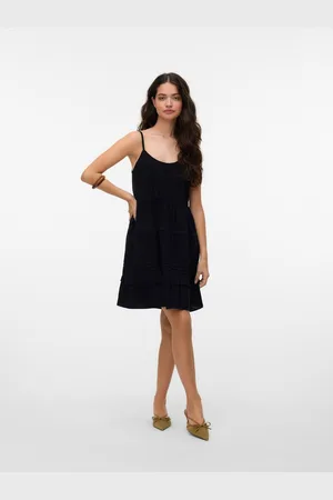 VERO MODA Jurk met bandjes VMPRETTY SHORT SINGLET DRESS WVN GA NOOS