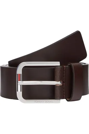 Tommy Hilfiger Leren riem TJM AUSTIN 3.5 Eenvoudige pin sluiting met logo, zachte haptiek