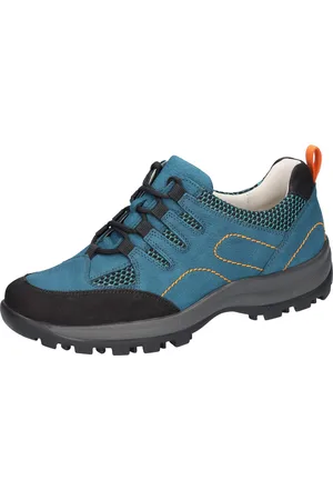 Waldläufer Veterschoenen Holly , vrijetijdsschoen, lage schoen, outdoorschoen met profielzool, h-breedte