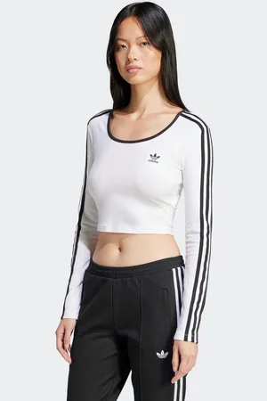 adidas Shirt met lange mouwen 3S LS CROP