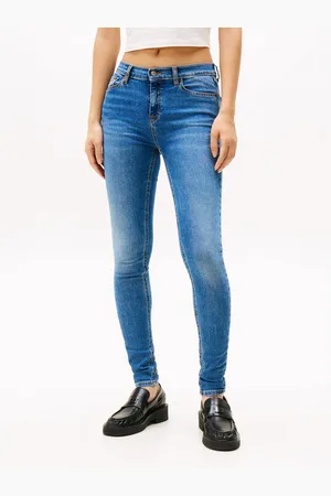 Tommy Hilfiger Skinny fit jeans Nora Mid Rise Skinny Fit met wasbeurt, met logo-badge