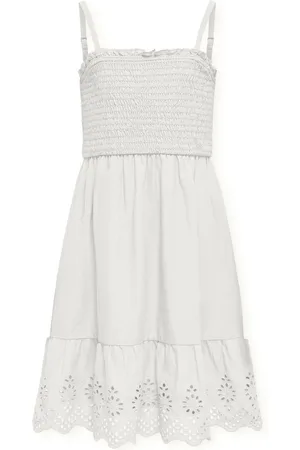 ONLY Jurk met bandjes KOGLOU LIFE EMB SMOCK DRESS WVN