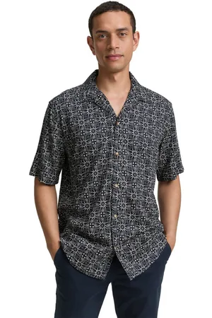 TOM TAILOR Overhemd met korte mouwen met print all-over