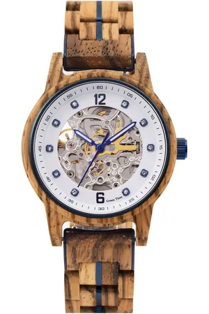 Green Time Automatisch horloge Polshorloge, dameshorloge, houten horloge, lichtgevende wijzers