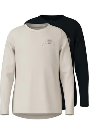 NAME IT Shirt met lange mouwen NKFVIX 2P LS TOP (Set van 2)