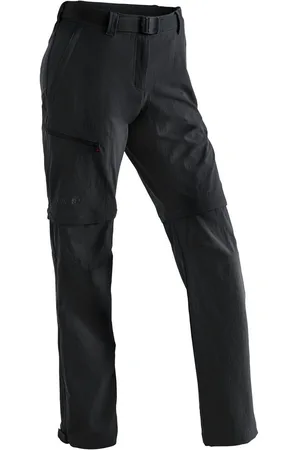 Maier Sports Functionele broek Nata Dames wandelbroek, afritsbare outdoorbroek, 3 zakken, regular fit