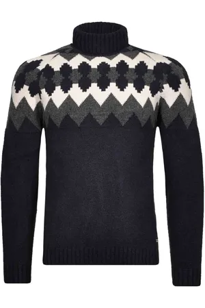 Ragman Trui met ronde hals