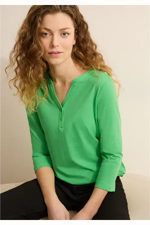 CECIL Shirt met 3/4 mouwen met elastische taille