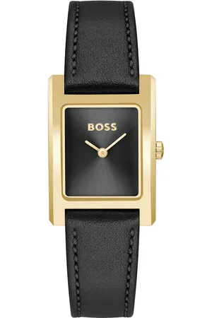 HUGO BOSS Kwartshorloge Lucy Horloge, dameshorloge, stalen band, analoog