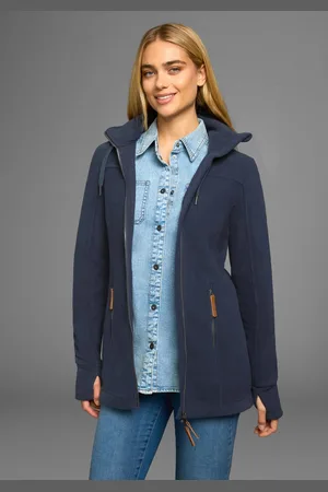Polarino Fleecejack van fleece, ademend, sneldrogend